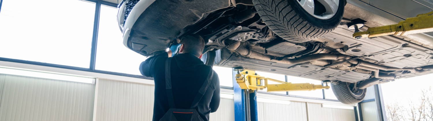 Suspension noise diagnosis at MSJ Automotive Services in Windsor, ON for clunking sounds, worn shocks, bad struts, and uneven ride issues.